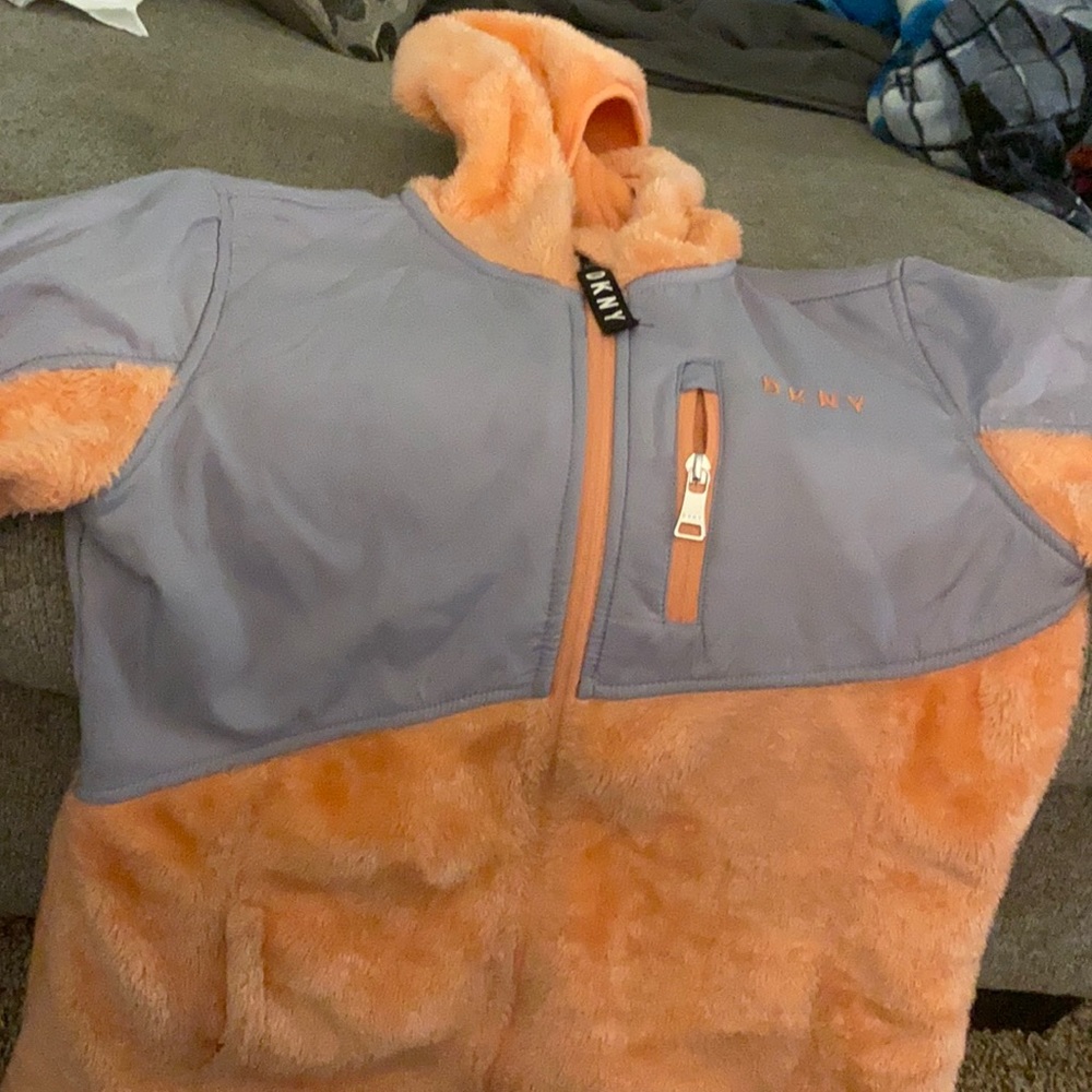 Girls Dkny hooded jacket
